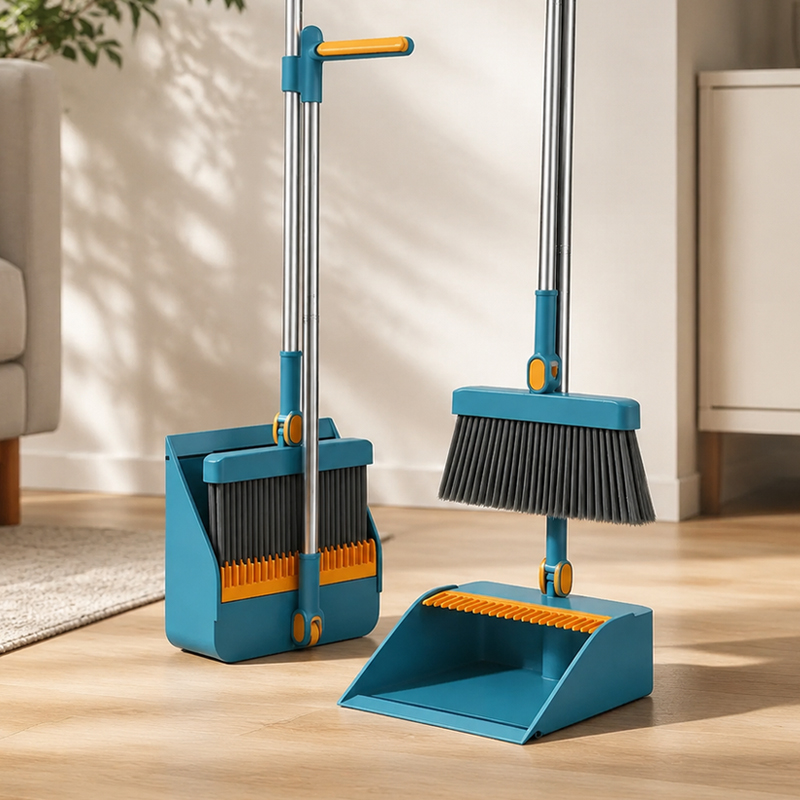 Kids Outdoor Broom - Uzun Saplı Süpürge ve Faraş Seti