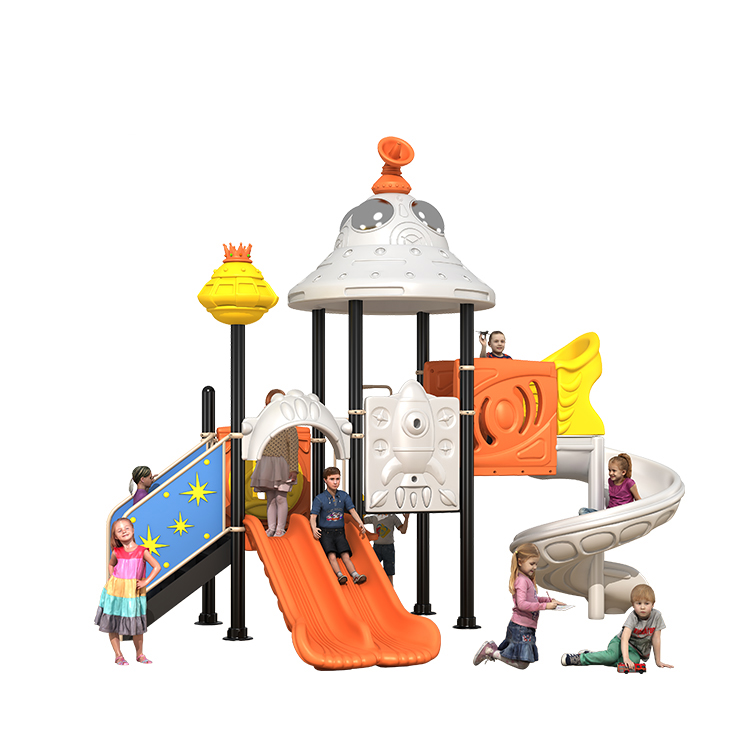 Kids Outdoor Area - Çocuk Eğlence Seti Plastik Kaydıraklı Park