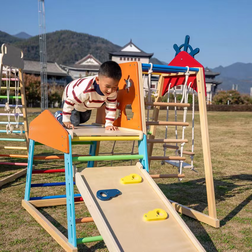 Büyük Ahşap Tırmanma Çerçevesi - Kids Outdoor Climbing Frame incelemesi ve fiyatı